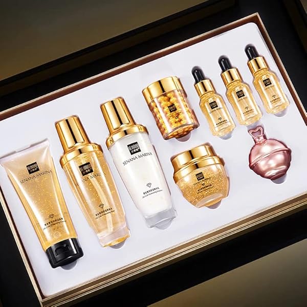 Amazon.com: 24K Gold Skin Care Set 6-Piece Collection 24K Skincare