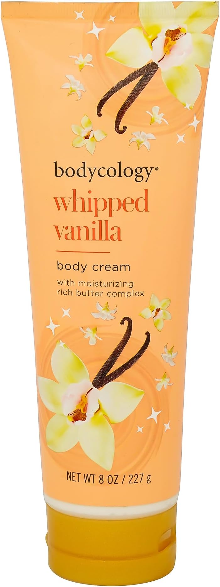 Bodycology Whipped Vanilla Body Cream for Women 8 oz Shea Cocoa Jojoba Butter