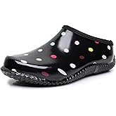 LANCDON Women's Waterproof Rain & Garden Shoes - Slip On Rubber Clogs, Puncture Proof Non-Slip Lightweight for Gardening & Yard Work