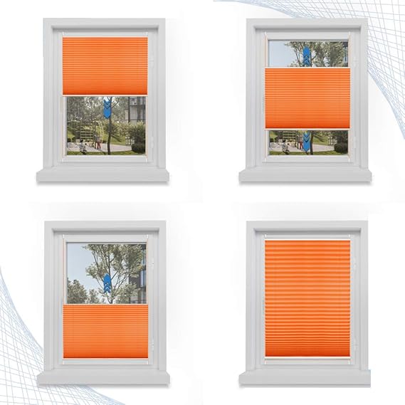 Etusimo Seitenzugrollo Eco-Hellgrau - Blickdichter Sonnenschutz Bis 240cm Breite