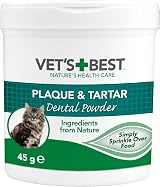 Vet's Best Natural Dental Powder for Cats 45g Fresh Breath
