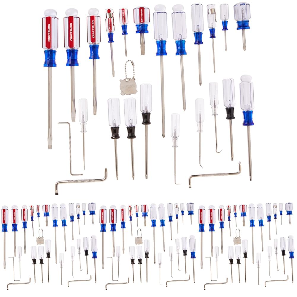 CRAFTSMAN Screwdriver Set, Assorted, 25-Piece (CMHT65046) (Pack of 4) Image