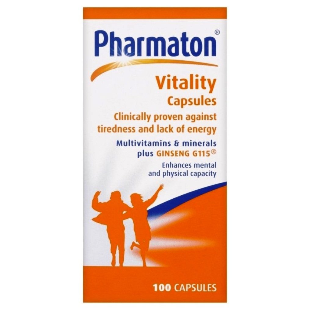 Pharmaton Vitality Capsules 100 Caps Health & Personal Care