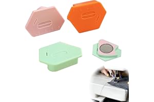 SEAPLENN 3PCS Magnetic Seam Guide for Sewing Machine, Multifunctional Polygonal Hemmer Guide with Scale, Sewing Guides for Sewing Straight, Sewing Accessories Supplies, Sewing Tools, Quilting Supplies