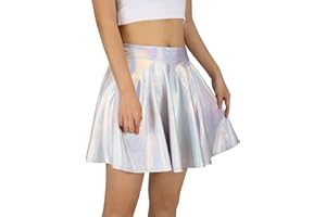 HDE Women's Casual Fashion Flared Pleated A-Line Circle Skater Skirt