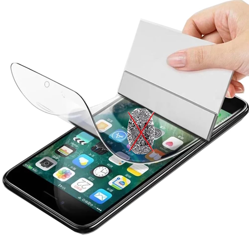 2Pcs Anti-fingerprint Matte Hydrogel Film for iPhone SE 2020 SE2 / iPhone SE 2022 SE3 4.7" High Sensitive Anti-glare Protective Film Explosion Proof Flexible TPU Screen Protectors NO Tempered Glass — image 1