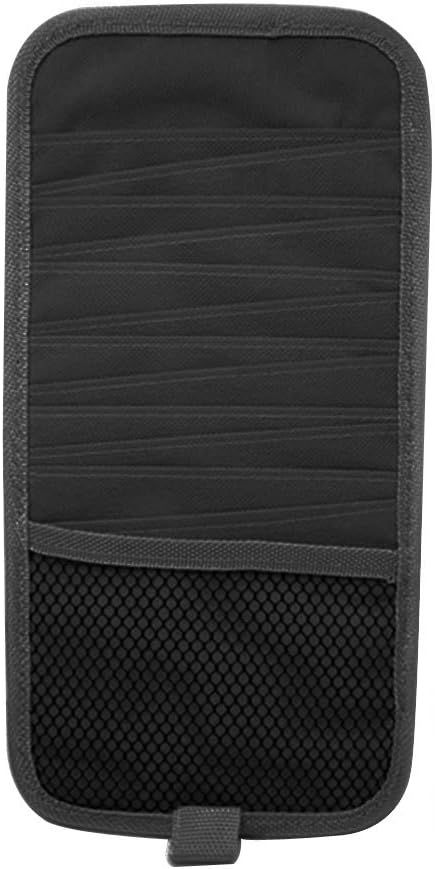 ATB 12 Disc Capacity CD Car Sun Visor Storage DVD Holder Black Pocket Case Organizer: Electronics