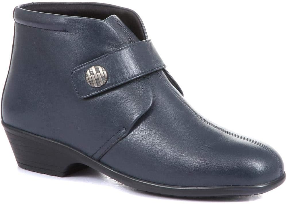 Pavers Leather Ankle Boots for Women 