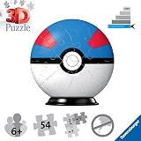 Ravensburger Pokemon Great Ball 3D Jigsaw Puzzle 54 Pieces Kids 6+ view 3