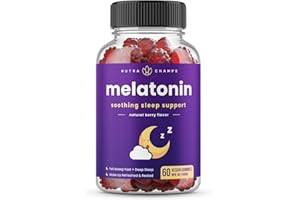 Melatonin Gummies, Natural Sleep Aid Supplement, Sleep Gummies for Adults & Kids, 2.5mg, 5mg or 10mg Dose, Drug-Free Sleeping