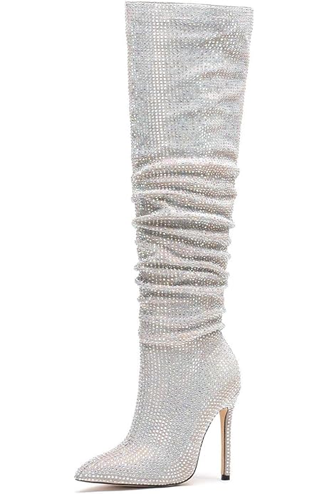 akira rhinestone boots