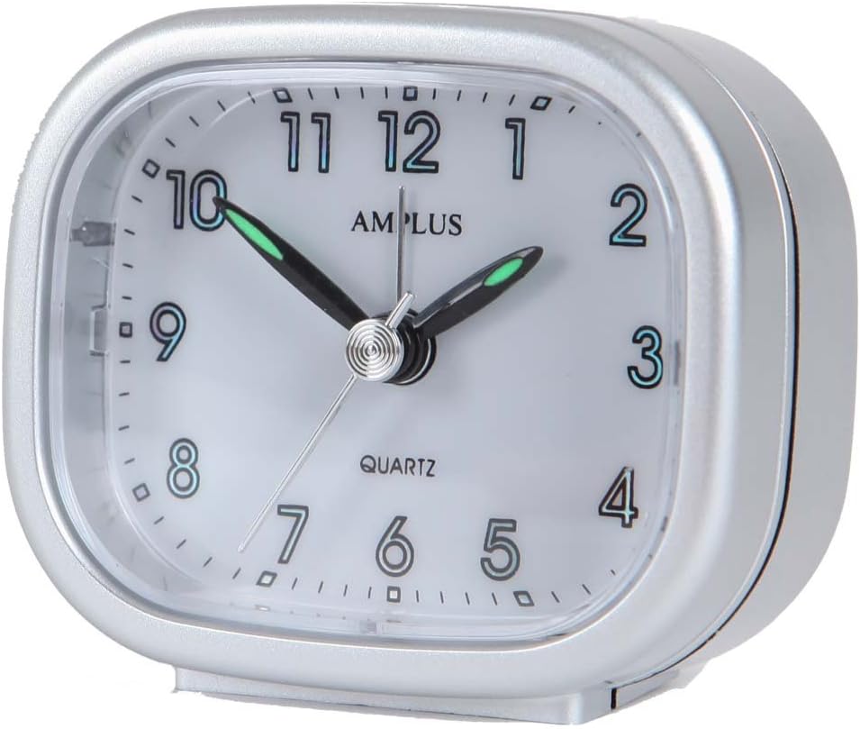 Small Travel Sweep Silent Movement Alarm Clock