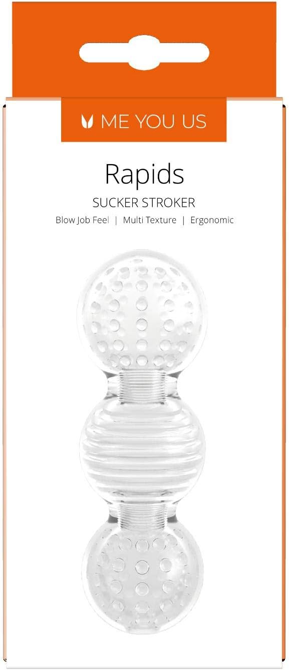 Me You Us - Rapids Sucker Stroker, Transparent, Male Masturbator Device, Intense Pleasure - Image 4