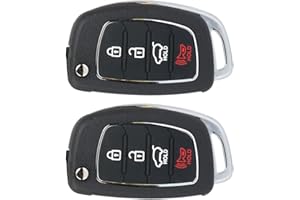 KEYALL 2 X Keyless Entry Remote Key Fob for Hyundai for Sonata 2014-2017 TQ8-RKE-4F16 95430-C1010
