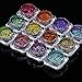 BORN PRETTY Chameleon Galaxy Nail Glitter Super Thin Sequins Powders Manicure.12pc