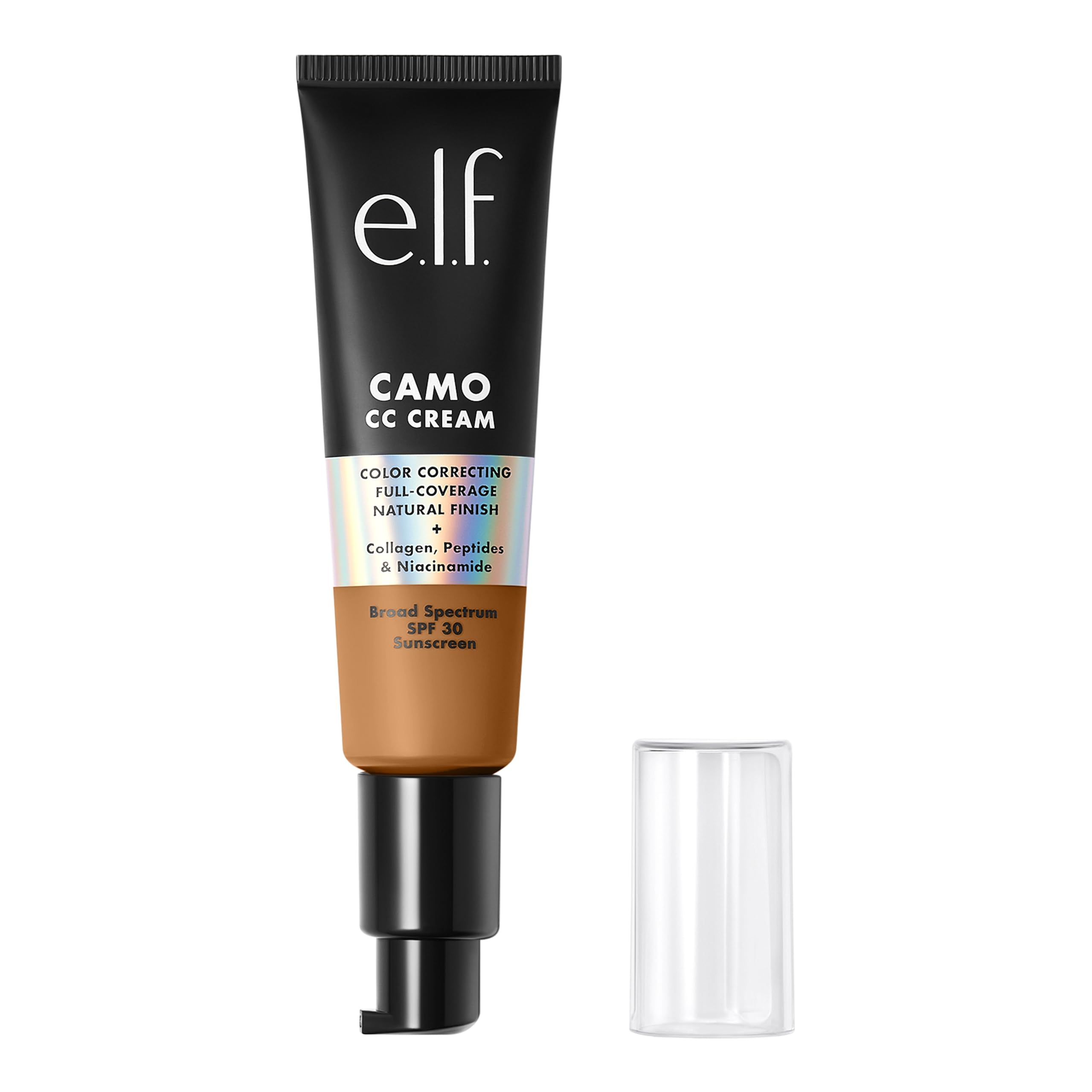 e.l.f. Camo CC Cream, Color Correcting Medium-To-Full Coverage Foundation with SPF 30, Tan 400 W, 1.05 Oz (30g) — image 1