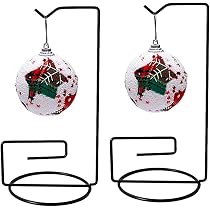 YY YEARCHY Ornament Display Stand With Rabbit Decoration - Iron Wire Hanging Holder For Air Plants, Terrariums, Witch Balls, 11 Inch Height