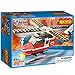 COGO 3904 Fire Rescue Helicopter with Fireman Doll Spinning Propeller Heli Blade Vehicle Compatible Building Blocks Set 81 Bricks