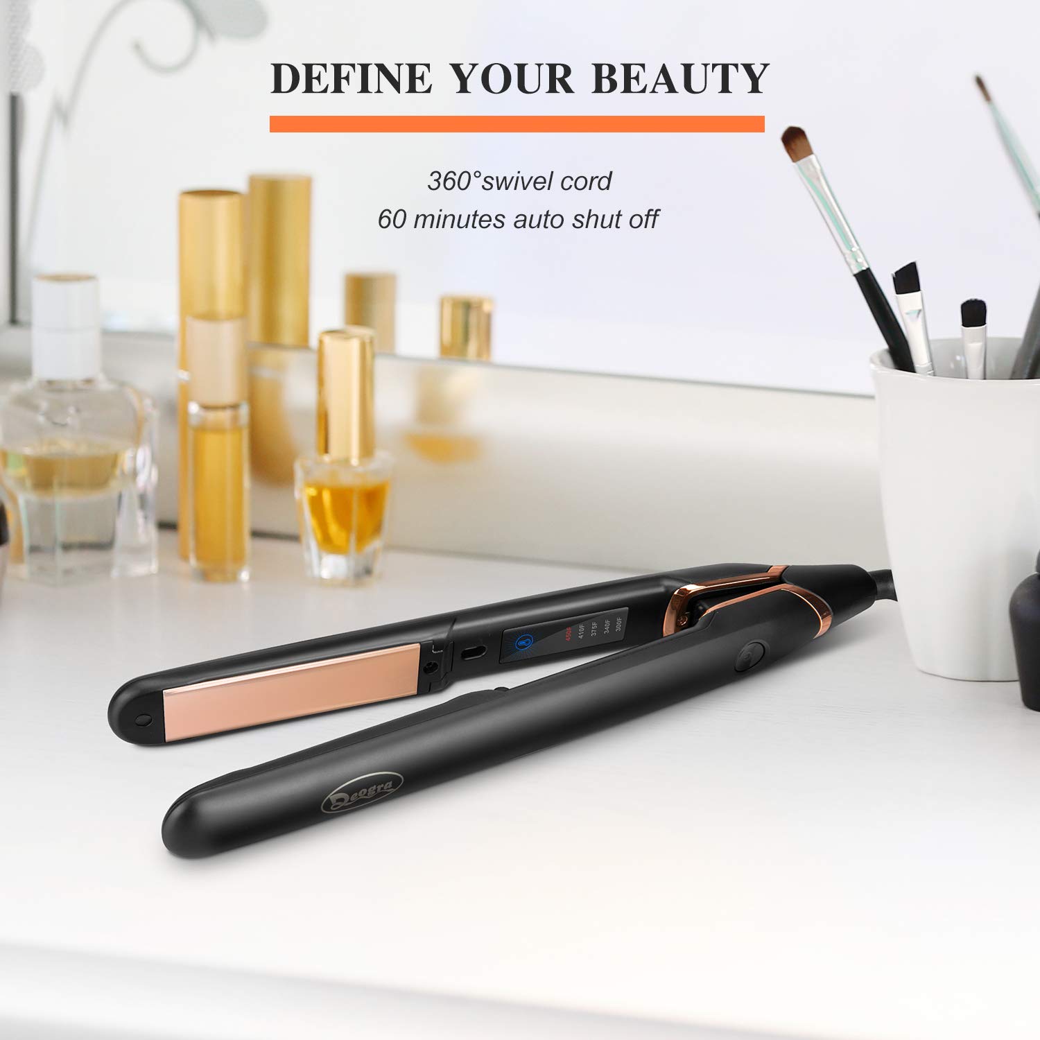 deogra professional hair straightener