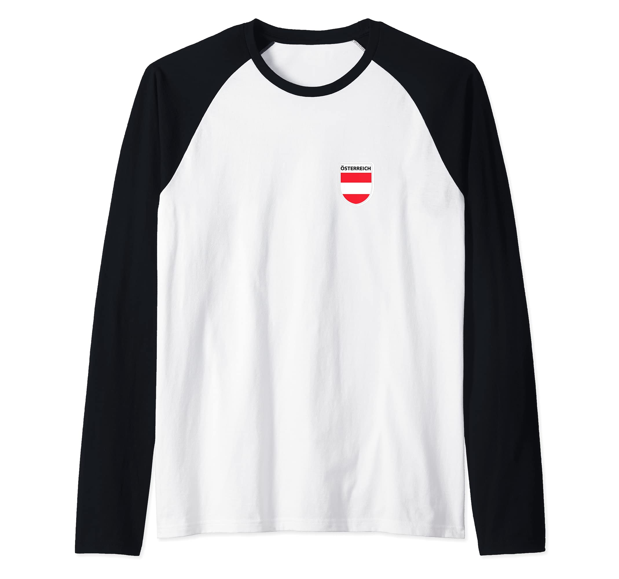 Flag Austria Raglan Baseball Tee