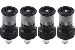 KUULEYN G1/2in DN15 Sprinkler Head, Shrub Head Sprinkler Adapter with Adjustable Pattern Spray Nozzle, Female Thread Buried Sprinklers Adjustable Irrigation Garden Watering Nozzle