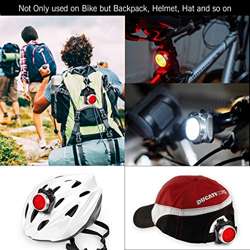 image for SOKLIT USB Rechargeable Bike Light Front and Rear Waterproof IPX4 Supe