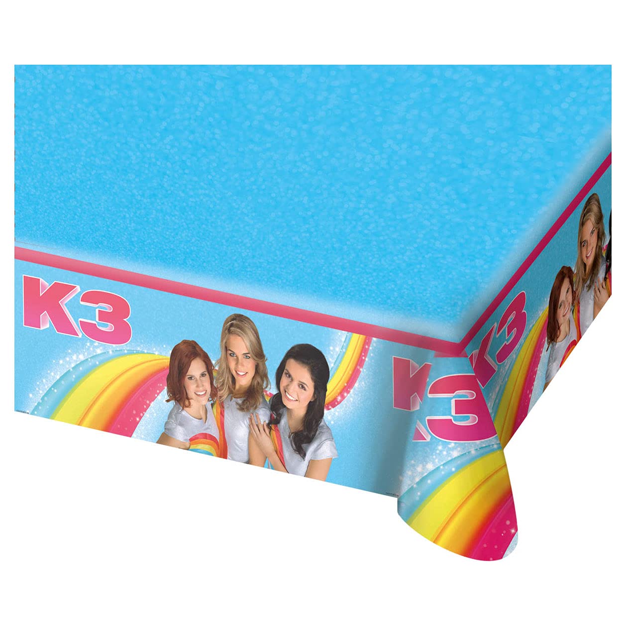 Folat Studio 100 65603 Tablecloth – Tablecloths (Rectangular, Multicoloured, Plastic, Tablecloth, 1300 mm, 180 cm)