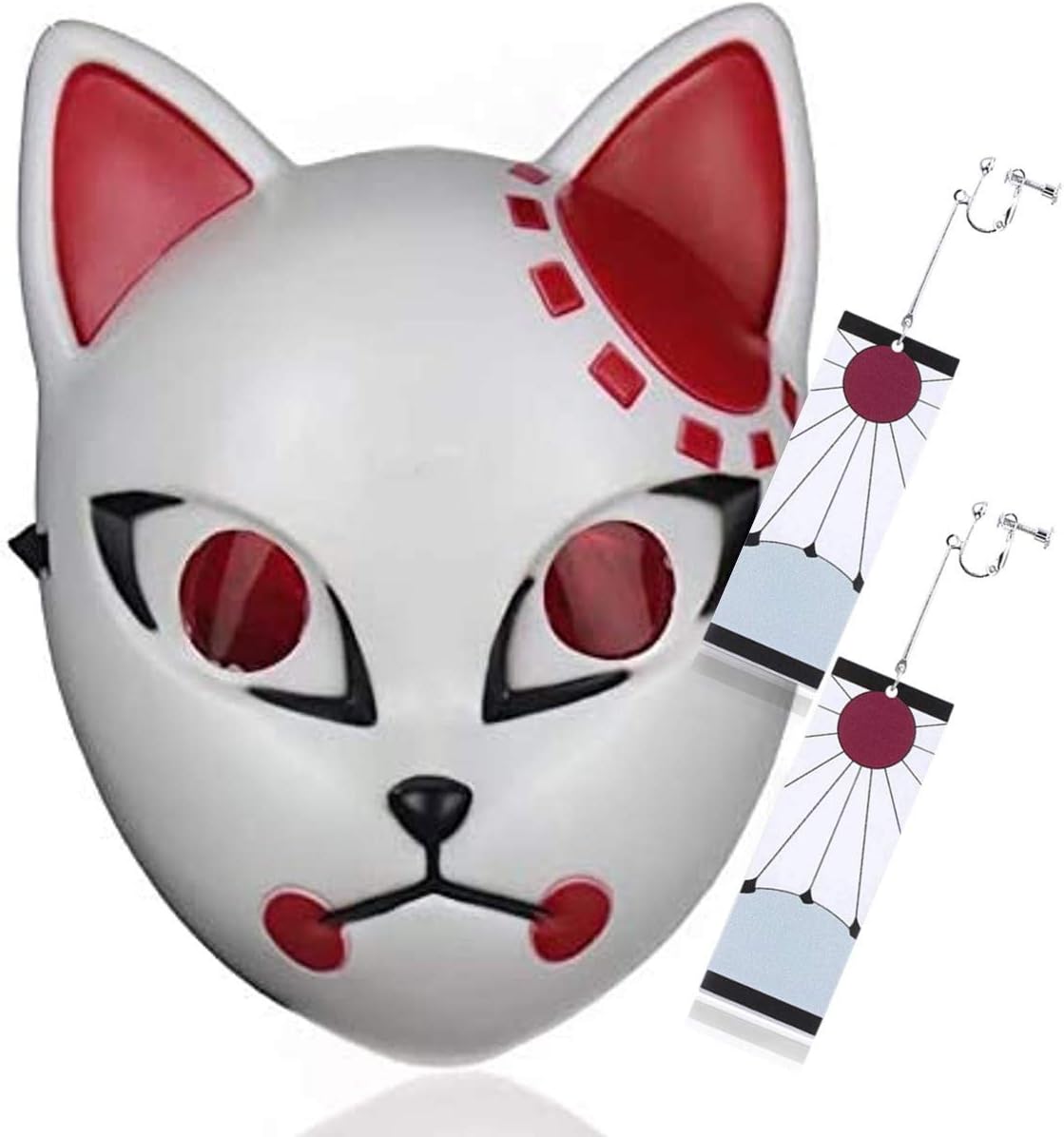 Amazon Ec Drive 鬼滅の刃 イヤリング お面 セット コスプレ 仮装 通販