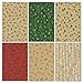 Gift Wrapping Paper Set – 6 Rolls Bundle of Kraft Paper Size 30” x 120” per Roll – Let It Snow Theme with 6 Special Designs