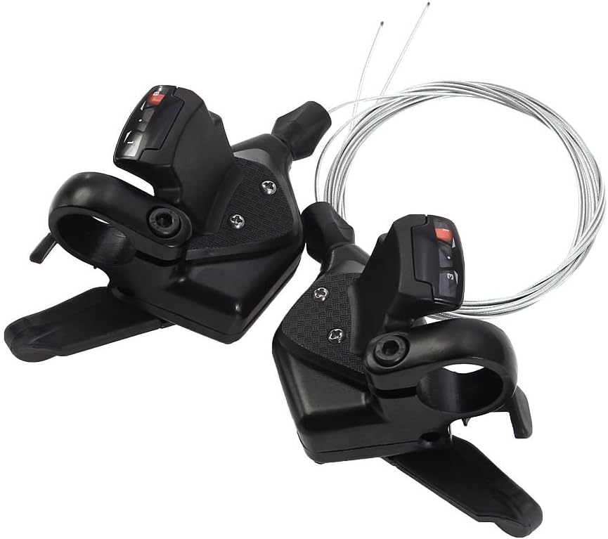 shsyue Bike MTB Shifter Levers Set 3 x 8 Speed Pair with