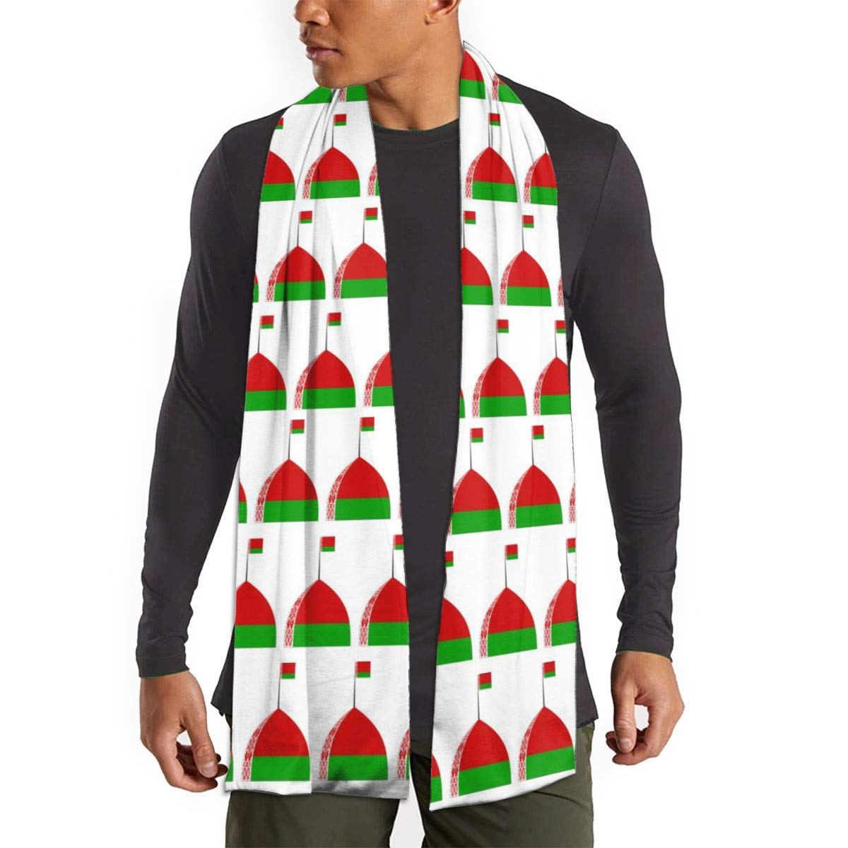 Belarus Logo Flag Scarfs – Imported Lightweight Neckwear Blanket Wrap Winter Shawl