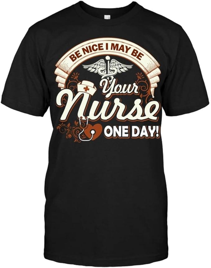 playera de un día para enfermera, Negro, XXXX-Large: Amazon.com.mx