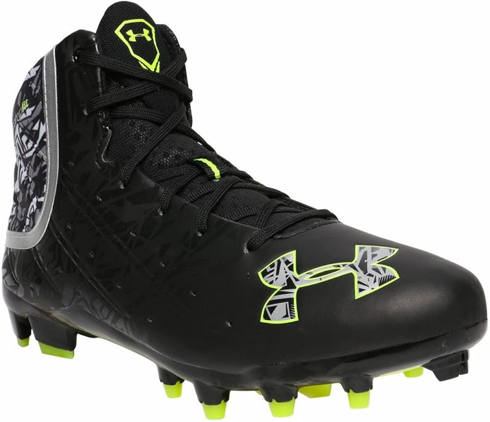 Under Armour Men's UA Banshee Mid MC Lacrosse Cleats (13