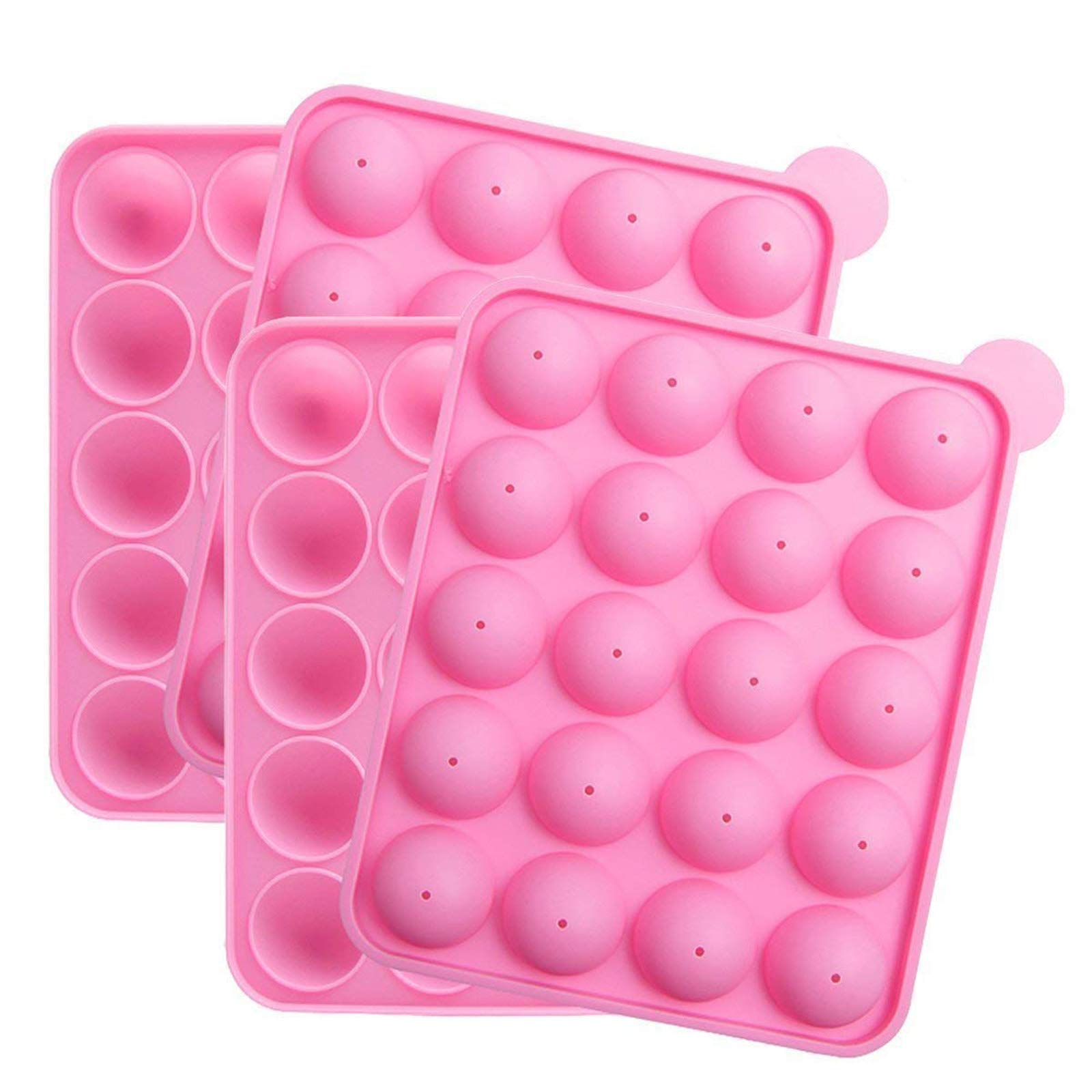2 x 20 Silicone Cake Pop Mold Great for Hard Candy Lollipop and Party Cupcake