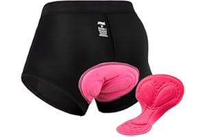 JEPOZRA Women's Cycling Underwear with Padding Cycling Shorts for Women Workout Shorts for Road Bikes,Horseback Riding