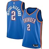 Shai Gilgeous-Alexander Oklahoma City Thunder NBA Kids Youth 8-20 Blue Icon Edition Swingman Jersey