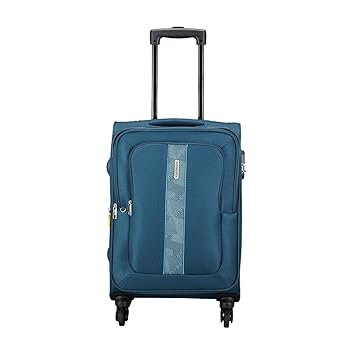 Aristocrat Polyester 36.5 cms Blue Softsided Cabin Luggage (STESIW58BLU)