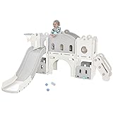 Veemuaro 6 in 1 Toddler Slide Set, Kids Slide for