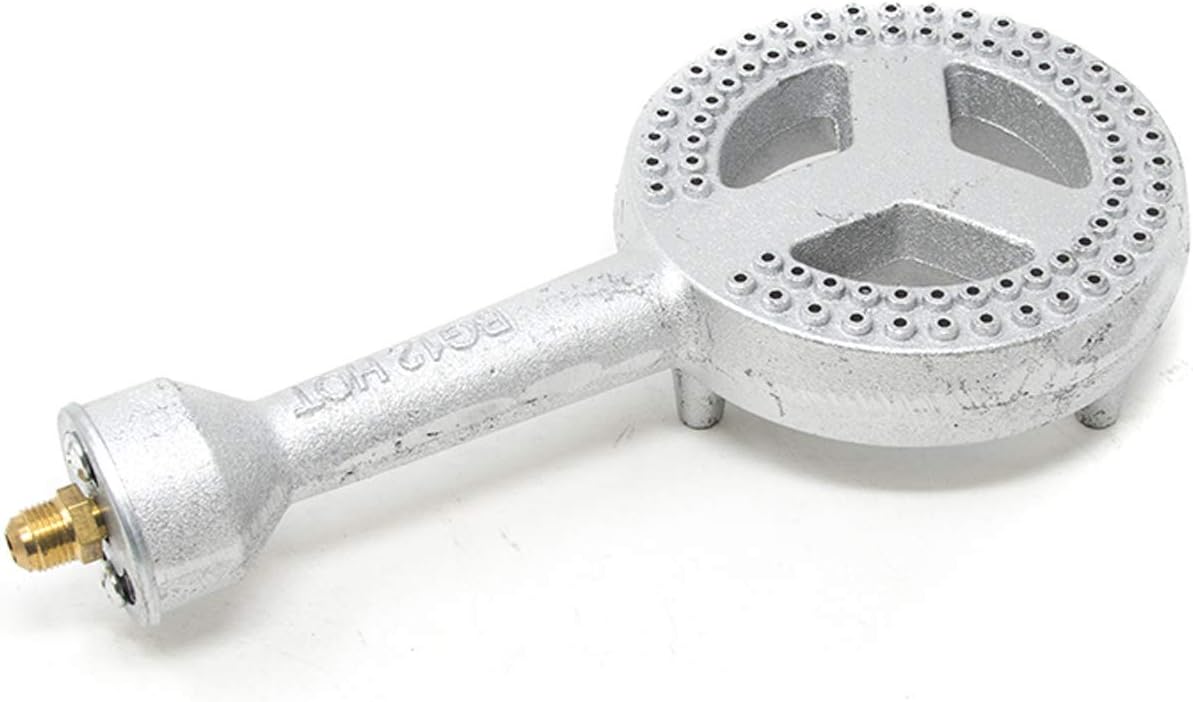 GasOne 50250+2109 Gas ONE High Pressure Cast-Iron Burner Head with Brass Fitting Orifice : Garden & Outdoor
