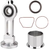 Rpeconu KK-4835 Air Compressor Piston Kit, Oil Free Air Compressor Pump Connecting Rod Replacement Kit for Craftsman for Devildiss for Dewalt for Porter for Cable, 5PCS