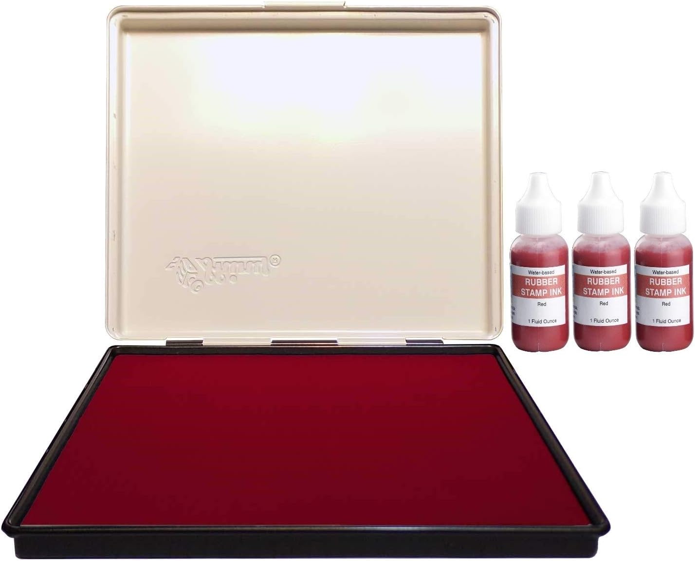 Infusion 8" x 12" Extra Large Industrial Stamp Ink Pad, Your Go to Large Stamp Ink