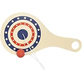 Continuum Games Way Back Toys Paddle Ball, Game of Steady Hands and Skill | for Ages 5 and up, Novelty Family Fun Game