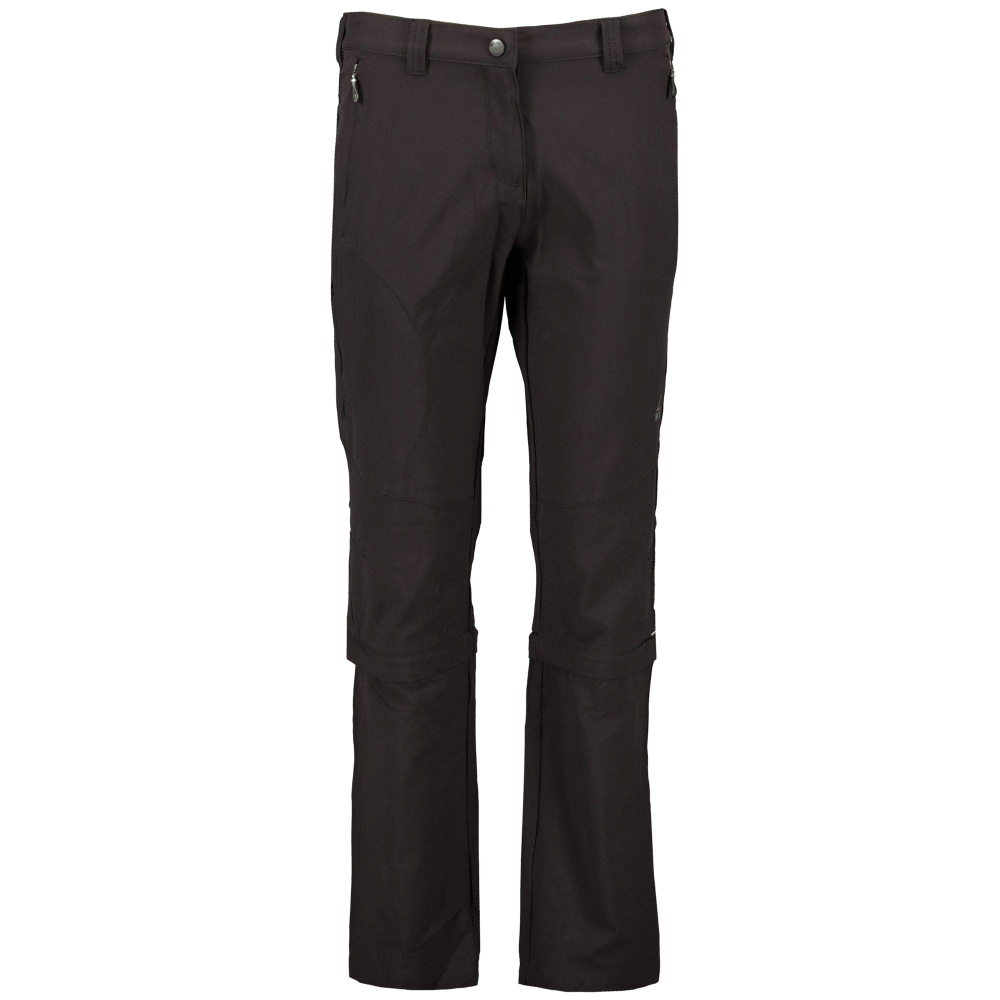 McKINLEY Women Abzipp Mandorak KG Pants - Black, Size 26