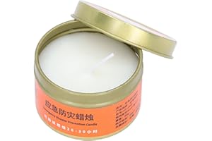 Keenso Smokeless Survival Candle for Home Outdoor 26 to 30 Hours Odorless Emergency Candle