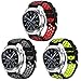 CreateGreat for Samsung Galaxy Watch 46mm, Gear S3 Soft Replacement Breathable Sport Bands with Air Holes and Quick Release Pin for Samsung Gear S3/Galaxy 46mm Watch