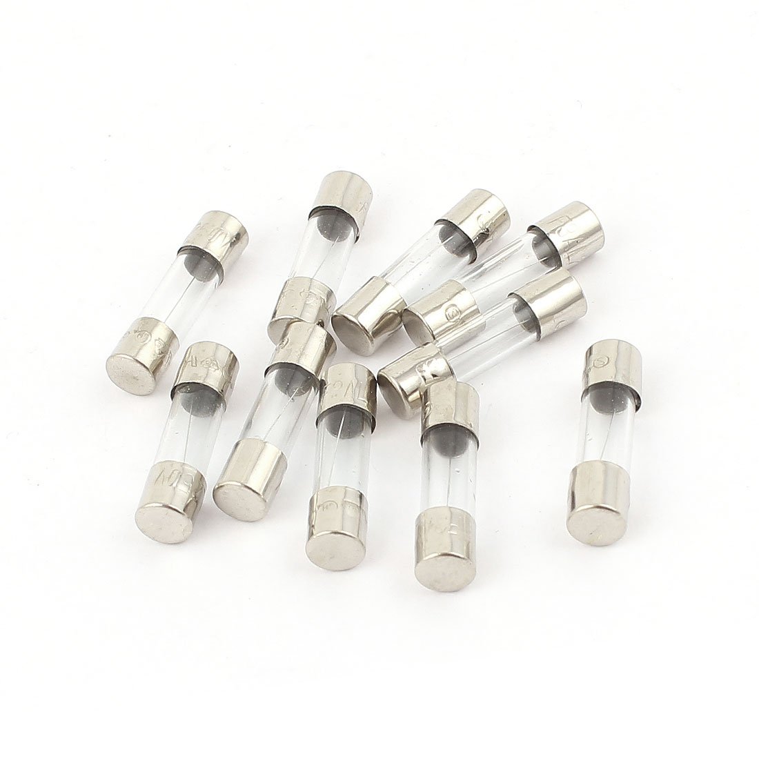 Sourcingmap 10Pcs 250V 3A Quick Blow Glass Fuses Fast Acting Tubes 5mm x 20mm