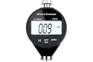Maizoon LCD Display 0-100HA Digital Durometer,Shore A Hardness Tester,Tire Plastic Rubber Leather Test Tool,NE10A