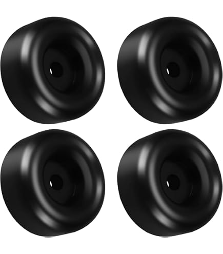 Pare-chocs Caoutchouc Pour Porte De Remorque - Lot De 4, Cône D'arrêt, Protection Sol, Universel