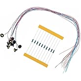 AMLESO 10 Pieces 1/87 Scale Train Lamp Miniature Garden Street Light Street Scenery DIY Decoration HO Scale Street Light Mode