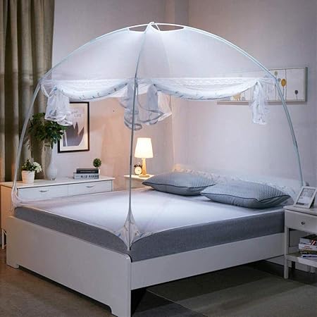 GYPPG Mosquiteras Cama con Dosel Toldo desplegable Carpa Domo Ropa de